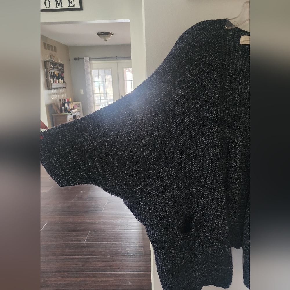 Universal Thread Dark Blue Textured Cardigan - image 3